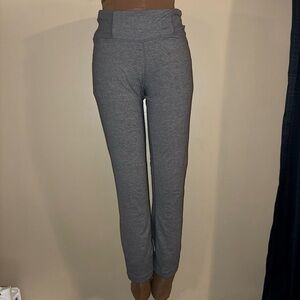 Lululemon Size 6 Athletic Leggings Y2K Low Rise Heather Gray Exercise Pants